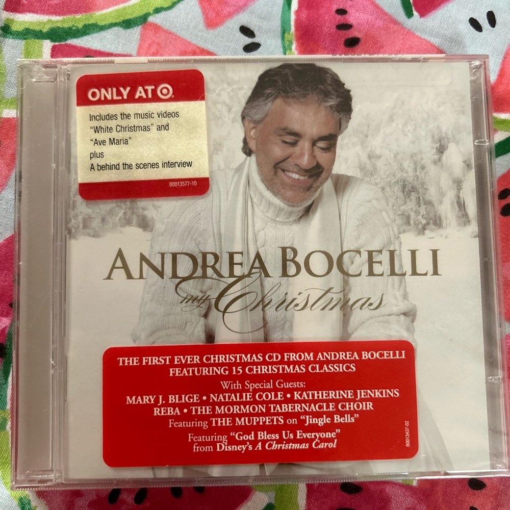 Andrea Bocelli- My Christmas SEALED CD Target Exclusive w the Muppets, Ave Maria